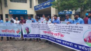 বিদ্যুৎ বিপর্যয়ের আশঙ্কা,গণছুটিতে যাওয়ার ঘোষণা দিয়েছেন পল্লী বিদ্যুৎ সমিতির কর্মকর্তা-কর্মচারী