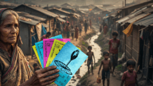 ৪ কোটি দরিদ্রের রঙিন ব্যালট পেপার,হায়রে বাংলাদেশ!