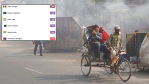 রাজধানীর বাতাস আজ ‘খুবই অস্বাস্থ্যকর’