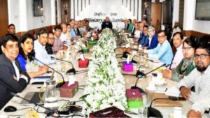 কোম্পানি তালিকাভুক্ত করতে শিল্প মন্ত্রণালয়-আইসিবি প্রতিনিধিদলের বৈঠক