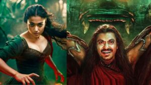 ঘন জঙ্গলে শুটিংয়ে চমক রাশমিকার