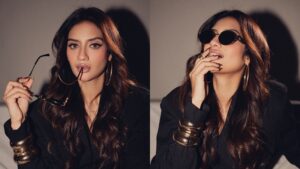 খুনসুটিতে মেতেছেন নুসরাত