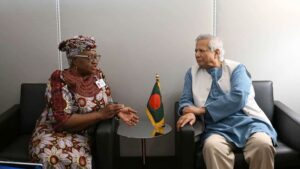 এলডিসি থেকে উত্তরণে ডব্লিউটিও’র সহায়তা চেয়েছেন প্রধান উপদেষ্টা