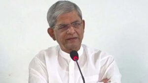 গণতন্ত্র ফিরিয়ে আনার একমাত্র পথ নির্বাচন : মির্জা ফখরুল